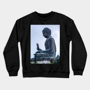 Tian Tan Buddha, Lantau Island, Hong Kong Crewneck Sweatshirt